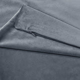 Non-Allergenic Bolster Pillow Case Body Support Pregnancy Gray 50x137cm
