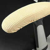 Elastic Chair Armrest Covers Office Chair Elbow Arm Rest Protector Beige