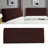Maxbell Stretch Bed Headboard Cover Bed Head Slipcover Protector Deep Coffee