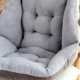 Chair Cushion Seat Patio Office Chair Seat Stuffed Cotton Cushion Gray