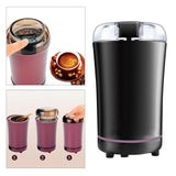 Maxbell Small Electric Coffee Grinder One-button Operation Easy to Clean Black