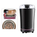 Maxbell Small Electric Coffee Grinder One-button Operation Easy to Clean Black