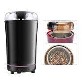Maxbell Small Electric Coffee Grinder One-button Operation Easy to Clean Black