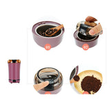 Maxbell Electric Coffee Grinder Kitchen Herbs Grains Pepper Grinder Purple