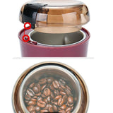 Maxbell Electric Coffee Grinder Kitchen Herbs Grains Pepper Grinder Purple