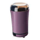 Maxbell Electric Coffee Grinder Kitchen Herbs Grains Pepper Grinder Purple