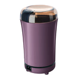 Maxbell Electric Coffee Grinder Kitchen Herbs Grains Pepper Grinder Purple