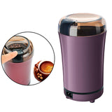 Maxbell Electric Coffee Grinder Kitchen Herbs Grains Pepper Grinder Purple