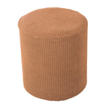Ottoman Slipcover Footstool Protector Covers Stool Covers Stretch Coffee