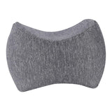 Comfortable Memory Foam Knee Pillow for Side Sleeping Leg Joint Foot Pillow gray