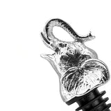 Animal Head-Wine Pourer Spout,Wine Bottle Stopper for Bar Tools Elephant