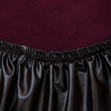 PU Dining Bench Cover Bedroom Long Seat Slipcover Elegant Furniture Coffee