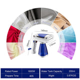 Maxbell Portable Steamer Fabric Clothes Garment Steam Iron Handheld Compact Foldable