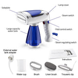Maxbell Portable Steamer Fabric Clothes Garment Steam Iron Handheld Compact Foldable