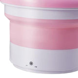 Maxbell Washing Machine Bucket Ozone Sterilization Touch Control Washing Pink