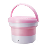 Maxbell Washing Machine Bucket Ozone Sterilization Touch Control Washing Pink