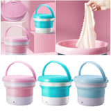 Maxbell Washing Machine Bucket Ozone Sterilization Touch Control Washing Pink
