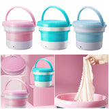 Maxbell Washing Machine Bucket Ozone Sterilization Touch Control Washing Pink
