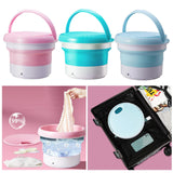 Maxbell Washing Machine Bucket Ozone Sterilization Touch Control Washing Pink