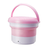 Maxbell Washing Machine Bucket Ozone Sterilization Touch Control Washing Pink