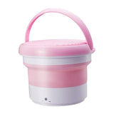 Maxbell Washing Machine Bucket Ozone Sterilization Touch Control Washing Pink