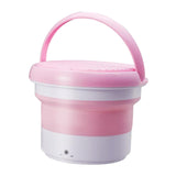 Maxbell Washing Machine Bucket Ozone Sterilization Touch Control Washing Pink