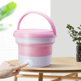 Maxbell Washing Machine Bucket Ozone Sterilization Touch Control Washing Pink
