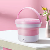 Maxbell Washing Machine Bucket Ozone Sterilization Touch Control Washing Pink