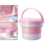 Maxbell Washing Machine Bucket Ozone Sterilization Touch Control Washing Pink