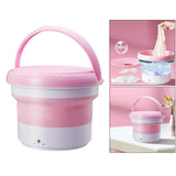 Maxbell Washing Machine Bucket Ozone Sterilization Touch Control Washing Pink