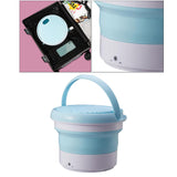 Maxbell Washing Machine Bucket Ozone Sterilization Touch Control Washing Blue