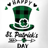 St Patrick's Day Throw Pillowcase Buffalo Plaid Cushion Case Decor Style5