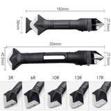 Maxbell 36x Caulking Tool Kit Caulking Nozzle Applicator Finishing Tool for Window
