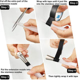 Maxbell 36x Caulking Tool Kit Caulking Nozzle Applicator Finishing Tool for Window