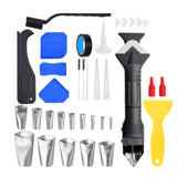 Maxbell 36x Caulking Tool Kit Caulking Nozzle Applicator Finishing Tool for Window