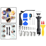 Maxbell 36x Caulking Tool Kit Caulking Nozzle Applicator Finishing Tool for Window