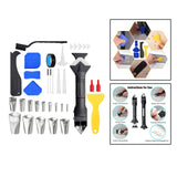 Maxbell 36x Caulking Tool Kit Caulking Nozzle Applicator Finishing Tool for Window