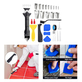 Maxbell 36x Caulking Tool Kit Caulking Nozzle Applicator Finishing Tool for Window