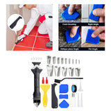 Maxbell 36x Caulking Tool Kit Caulking Nozzle Applicator Finishing Tool for Window