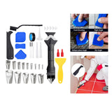 Maxbell 36x Caulking Tool Kit Caulking Nozzle Applicator Finishing Tool for Window