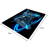 Maxbell Non Slip Rugs Soft Floor Carpet Game Room Bedroom Modern Pattern 1 80x120cm