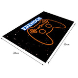 Maxbell Non Slip Rugs Soft Floor Carpet Game Room Bedroom Modern Pattern 3 40x60cm