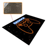 Maxbell Non Slip Rugs Soft Floor Carpet Game Room Bedroom Modern Pattern 3 100x120cm