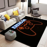 Maxbell Non Slip Rugs Soft Floor Carpet Game Room Bedroom Modern Pattern 3 100x120cm