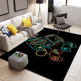 Maxbell Non Slip Rugs Soft Floor Carpet Game Room Bedroom Modern Pattern 4 40x60cm