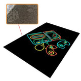 Maxbell Non Slip Rugs Soft Floor Carpet Game Room Bedroom Modern Pattern 4 80x160cm