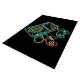 Maxbell Non Slip Rugs Soft Floor Carpet Game Room Bedroom Modern Pattern 4 100x120cm