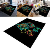 Maxbell Non Slip Rugs Soft Floor Carpet Game Room Bedroom Modern Pattern 4 100x120cm