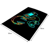Maxbell Non Slip Rugs Soft Floor Carpet Game Room Bedroom Modern Pattern 6 50x80cm