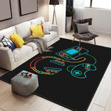 Maxbell Non Slip Rugs Soft Floor Carpet Game Room Bedroom Modern Pattern 6 50x80cm